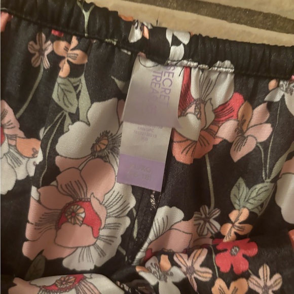 Floral Lace Trim Sleepwear Set Sz XL - Picture 2 of 4